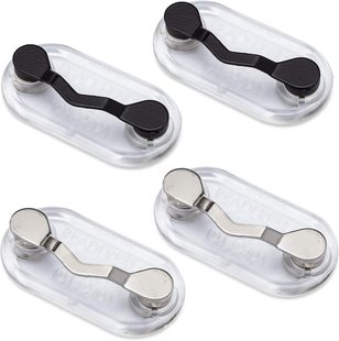 Readerest Magnetic Glasses Holder Magnetic Brooch Work Number Plate Headphone Clip Creative Storage Clothes Glasses Clip