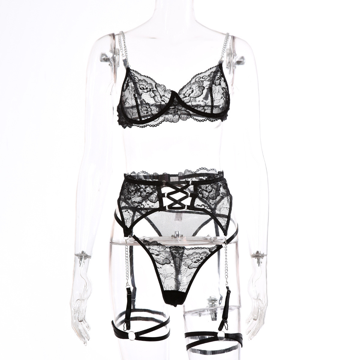 Sexy Lingerie Lingerie Type Women's Sexy Solid Color Sexy Lingerie Sets Indoor Daily Honeymoon Sexy Lingerie