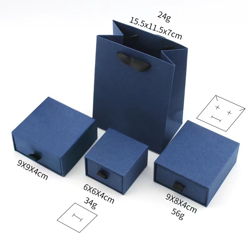 Simple Style Solid Color Paper Jewelry Packaging Bags display picture 1