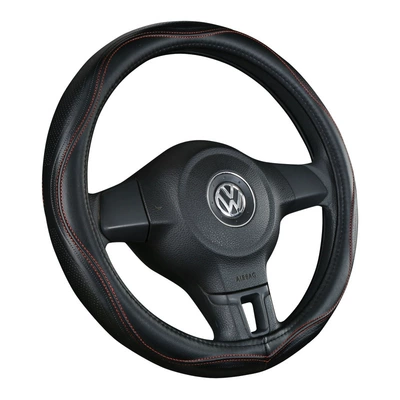 Steering wheel cover: Wear-Resistant Cowhide Car Steering Wheel