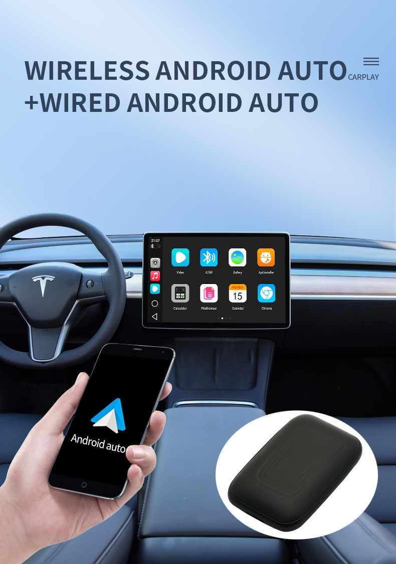 Suitable for Tesla Model 3 Y Android Box Tesla Wireless Carplay Youtube Video Playback