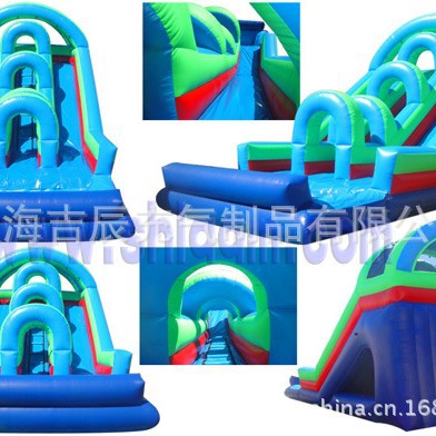 上海吉辰充气滑梯气模 水滑梯充气模型 大型充气组合充气滑梯批发