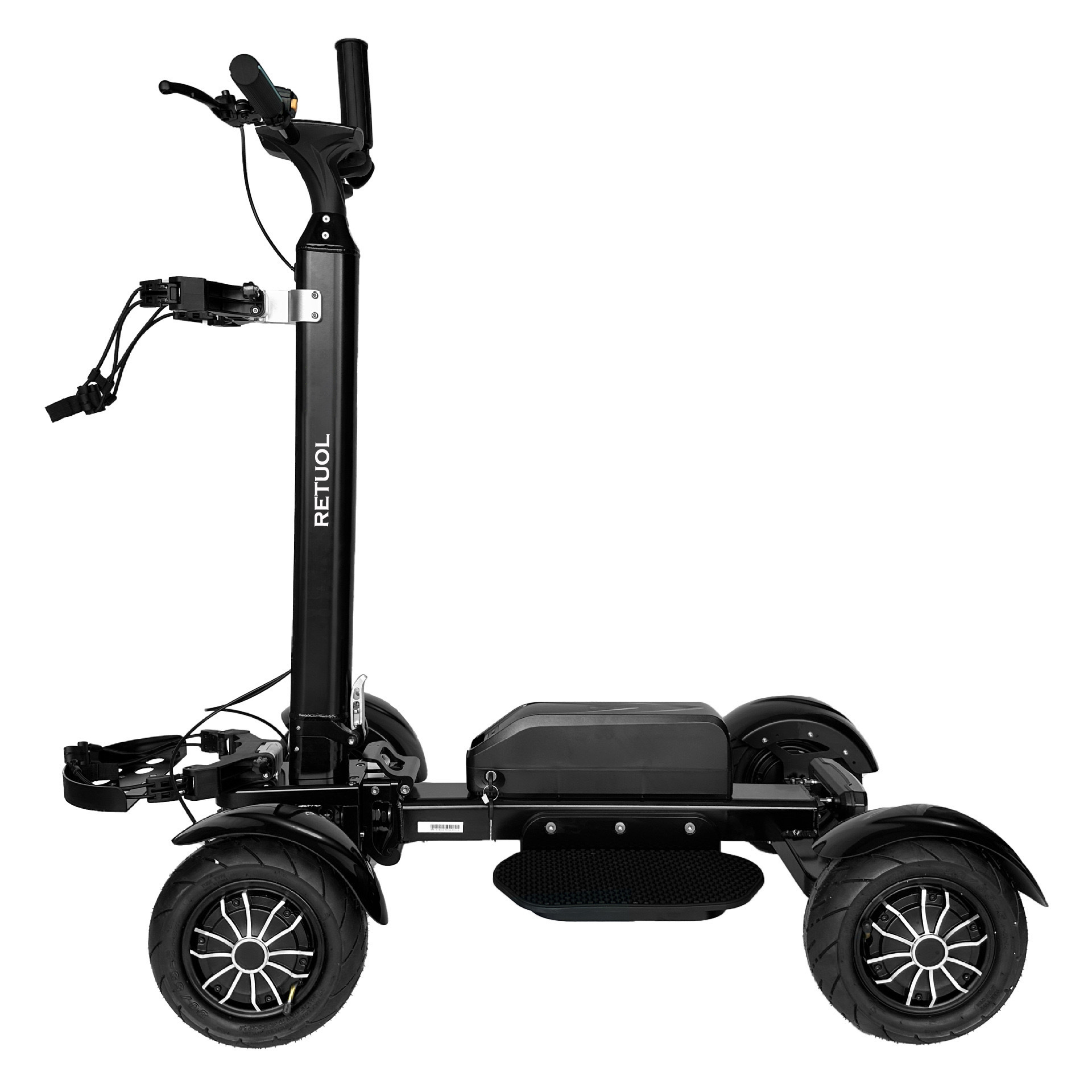 Retuol Four-Wheel Electric Golf Cart Scooter Foldableable and Detachable for 18 Holes Drop Shipping