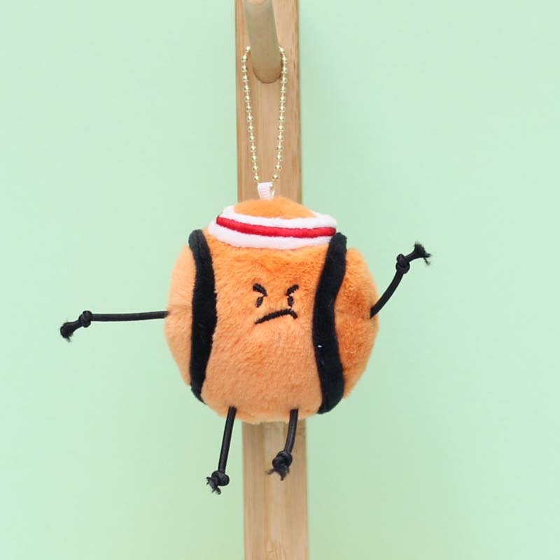 クリエイティブサッカーぬいぐるみかわいいテニスバスケットボールキーホルダーペンダント人形楽しいスポーツ人形卸売|undefined