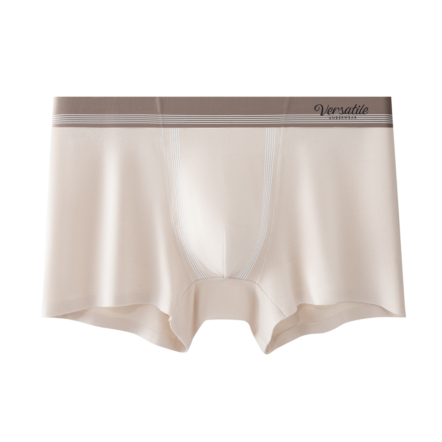 Otoño y invierno abrasivo hombre calzoncillos suaves pegajosos cálidos cómodos de moda piquetas de cintura media calzoncillos cortos de cuatro esquinas para hombre