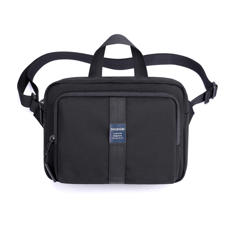 Transfronterizo nuevo bolso de mensajero de los hombres de moda bolsa funcional simple bolsa de almacenamiento digital multifuncional bolsa de pecho al aire libre bolsa de hombro