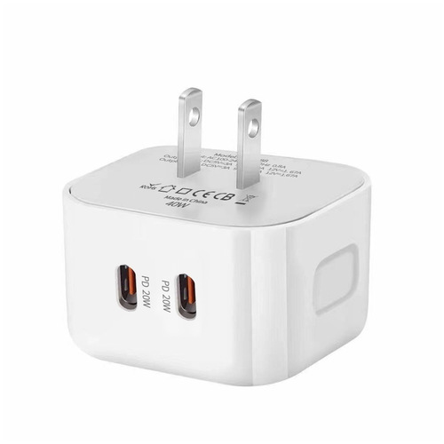 Cross-border PD40W Fast Charger Head Suitable for Europe and America, UK Standard, Smart, Compatible with Huawei, Apple iPhone Pro Charger