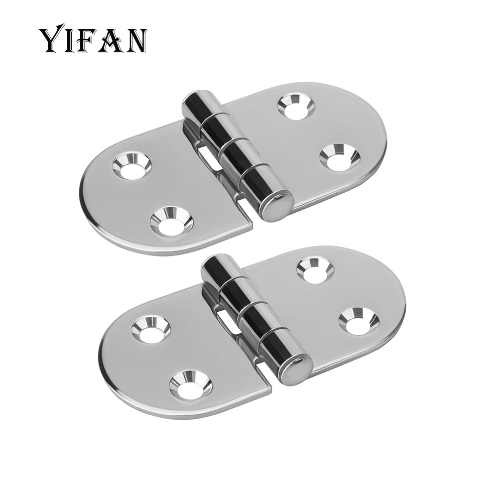 不锈钢316椭圆合页 游艇配件船用五金房车柜门平开折页 四孔铰链