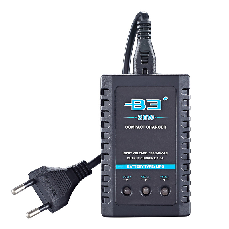 B3 charger 20W model fixed wing drone 7.4V11.1V lithium battery balanced charging large current fast charging B3 charger 20W model fixed wing drone 7.4V11.1V lithium battery balanced charging large current fast charging