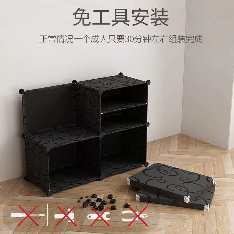 Estante de zapatos simple puerta doméstica multicapa de almacenamiento a prueba de polvo interior nuevo tipo 2026 alquiler transparente gabinete de zapatos de plástico