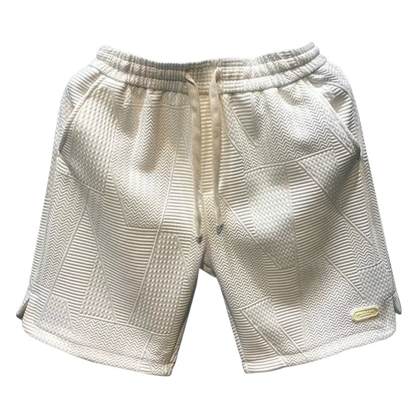 Лето 2024, повседневные шорты, мужские модные брендовые свободные повседневные модные верхняя одежда, средние брюки, универсальные брюки в корейском стиле пяти четвертей