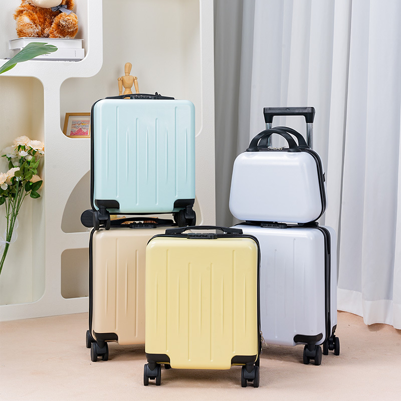 Cross-Border Spring and Autumn Airlines Carry-On Suitcase with Universal Wheels, Small Children's Trolley Suitcase for Boys, Travel Suitcase for Students, 14inch Luggage Suitcase Cross-Border Spring and Autumn Airlines Carry-On Suitcase with Universal Wheels, Small Children's Trolley Suitcase for Boys, Travel Suitcase for Students, 14inch Luggage Suitcase