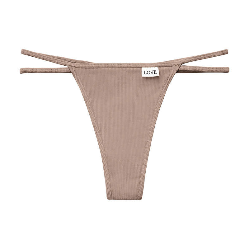 Comfortable cotton breathable sexy trousers, thin strap