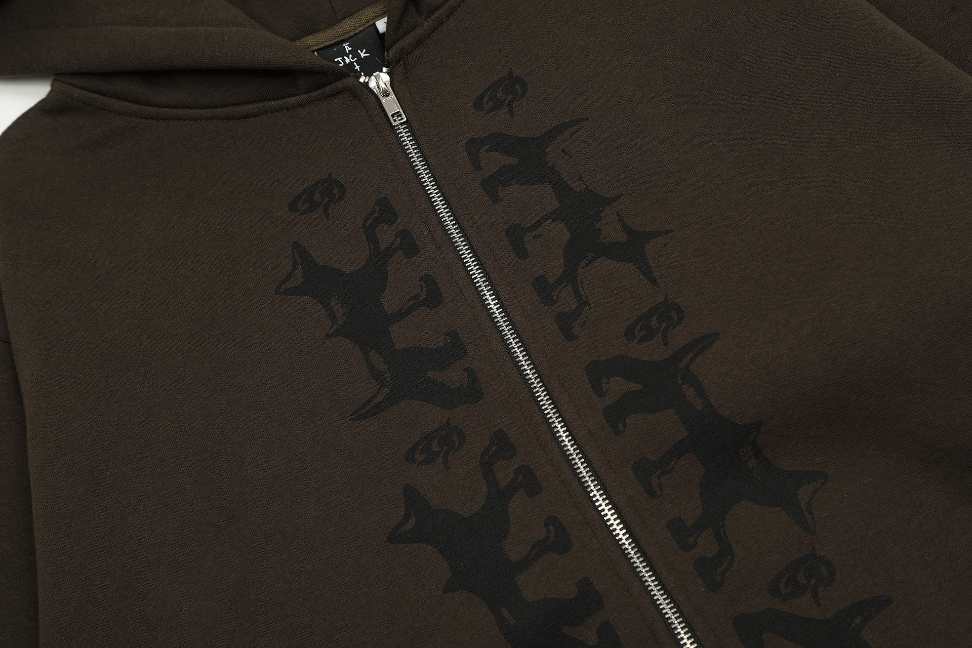 Herrenbekleidung Trendmarke Sonnenstickerei plus Samt-Kapuzenpullover für Männer und Frauen High Street Cardigan Jacke_voghion.com