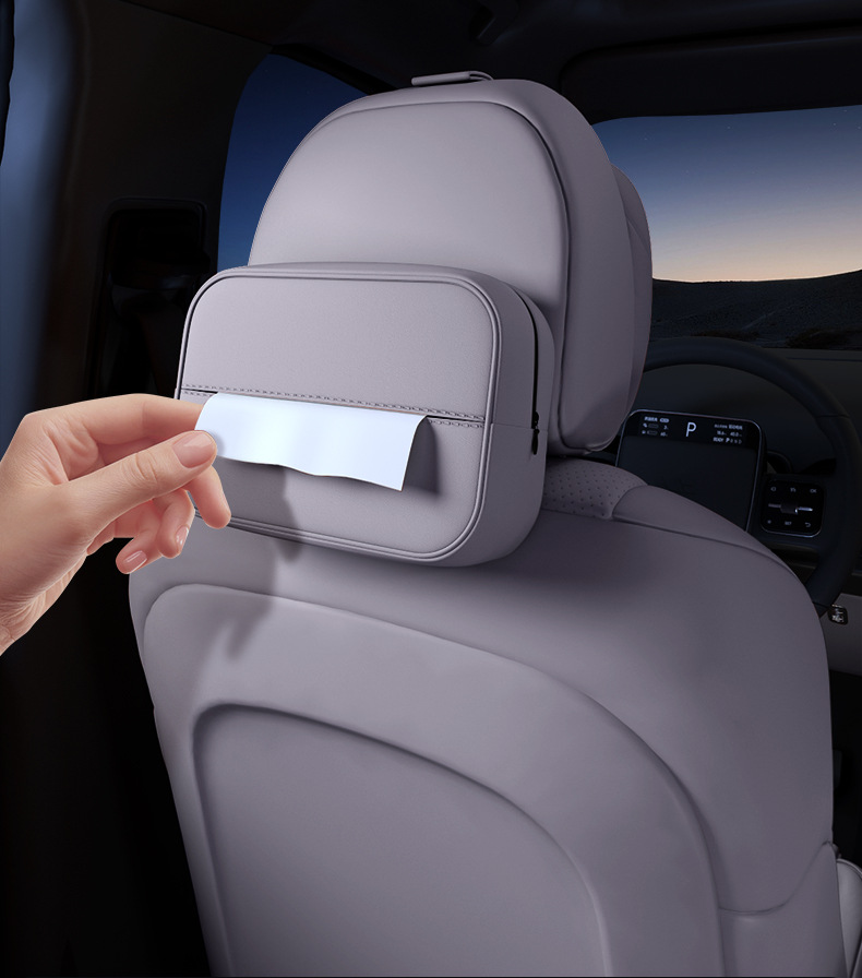 Suitable for Mg Mg4 Car Tissue Box 25 New Seat Hanging Central Control Tissue Bag Interior Paper Box Accessories