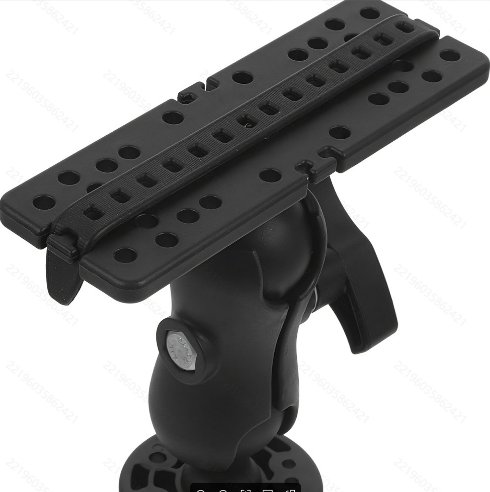 GPS bracket pre-assembled plate 360-degree rotating fish detector fixed bracket …