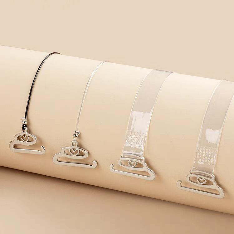 Wide Buckle Ultra-Thin Lingerie Straps Sexy Women's Summer Bra Straps with Hooks Non-Slip Non-Allergenic Invisible Seamless Transparent Shoulder Straps Wide Buckle Ultra-Thin Lingerie Straps Sexy Women's Summer Bra Straps with Hooks Non-Slip Non-Allergenic Invisible Seamless Transparent Shoulder Straps