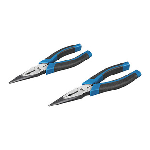 Dongcheng pointed nose pliers with double color handle