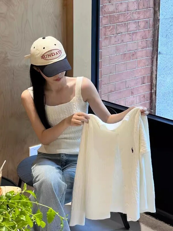 韩系温柔针织开衫两件套套装女春秋外穿百搭设计感麻花毛衣外套|undefined