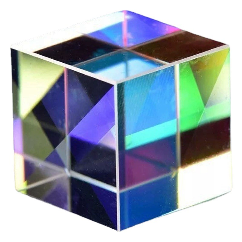 Sun Catcher Light Cube Цветная Призма Шестигранный реквизит для фотосъемки с радугой Праздничный подарок Вселенная Кубик Рубика Призма
