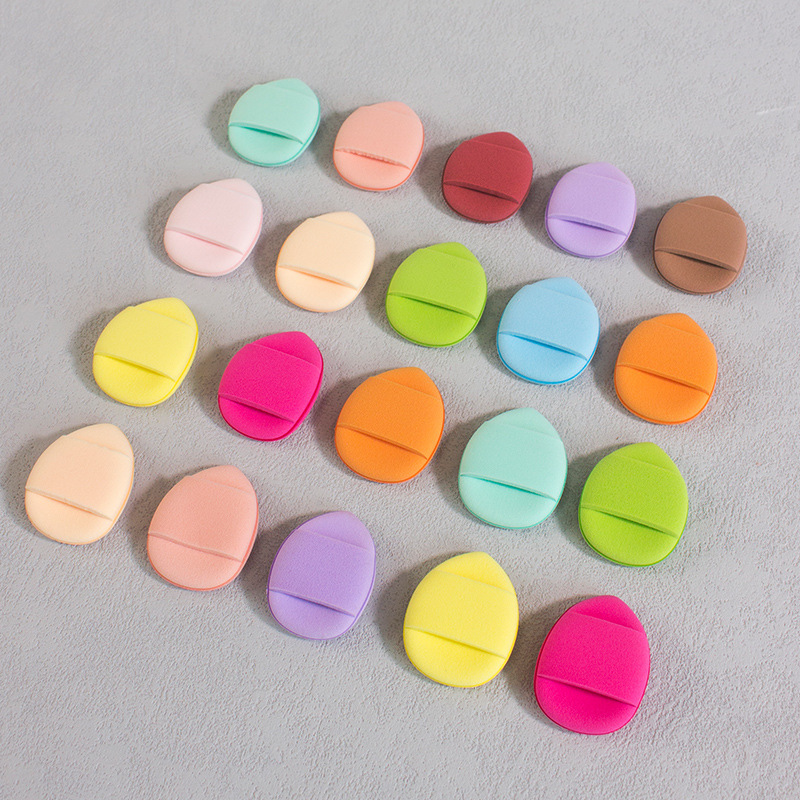 Fingertip mini thumb puff does not eat powder Q-bomb air cushion mini finger puff small foundation liquid concealer beauty egg