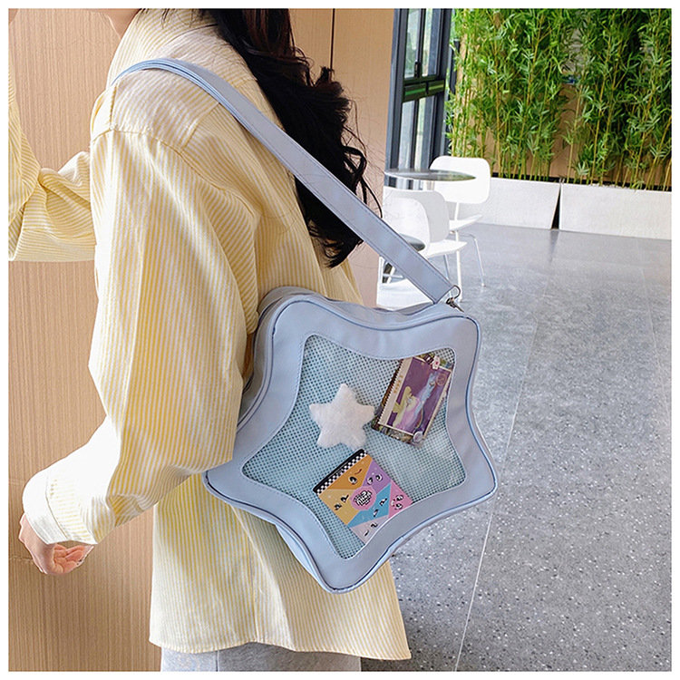 This year's popular color bags, 2025 new star bags, Japanese-style sweet single-shoulder bags, crossbody bags, women's bags, cross-border undefined
