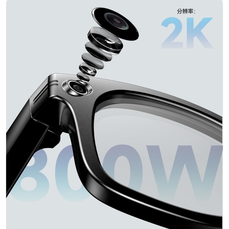 W610AI拍照识物录音音乐播放蓝牙通话智能视频录像眼镜黑科技墨镜|undefined