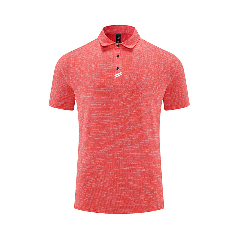 Cruz-frontera floral malla deportes Polo camisa casual raya reflectante versión de luz multi-color de secado rápido solapa manga corta sudor-absorbente superior