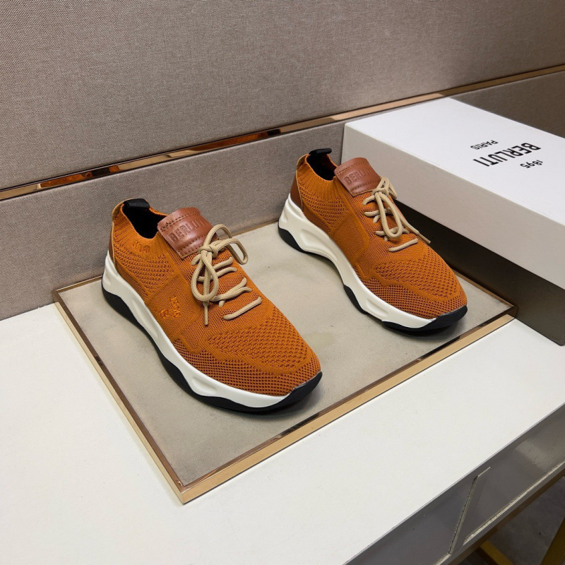 2025 New Men's Knitted Soft and Comfortable Low-Top Sneakers, Light and Breathable Slip-On Casual Shoes