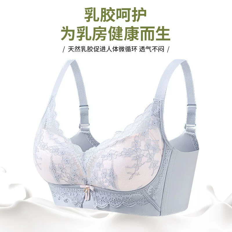 Summer breathable wireless bra, supporting underwear, bra top