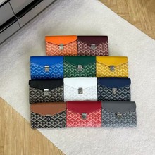 新款戈家系列信封包女经典老花小方包单肩斜挎翻盖邮差公文包男