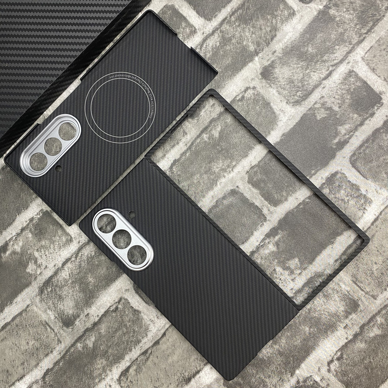 Samsung zfold7 中央軸携帯電話ケース ケブラー磁気 SAMSUNG fold7 アラミド繊維保護に適しています。|undefined