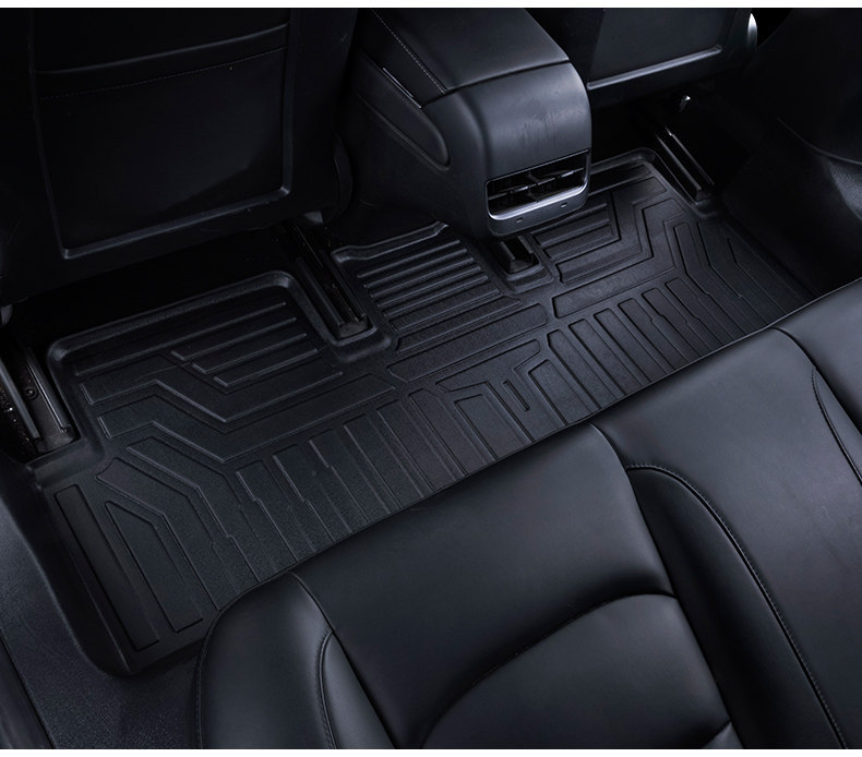 Special Tesla Model 3 full-cover decorative interior modification, new version 25-style TPE car floor mats