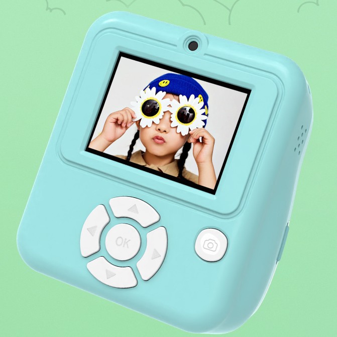 Selección de TEMU Nuevos productos transfronterizos Q10 Photodex cámara digital para niños mini HD foto doble foto impresión foto