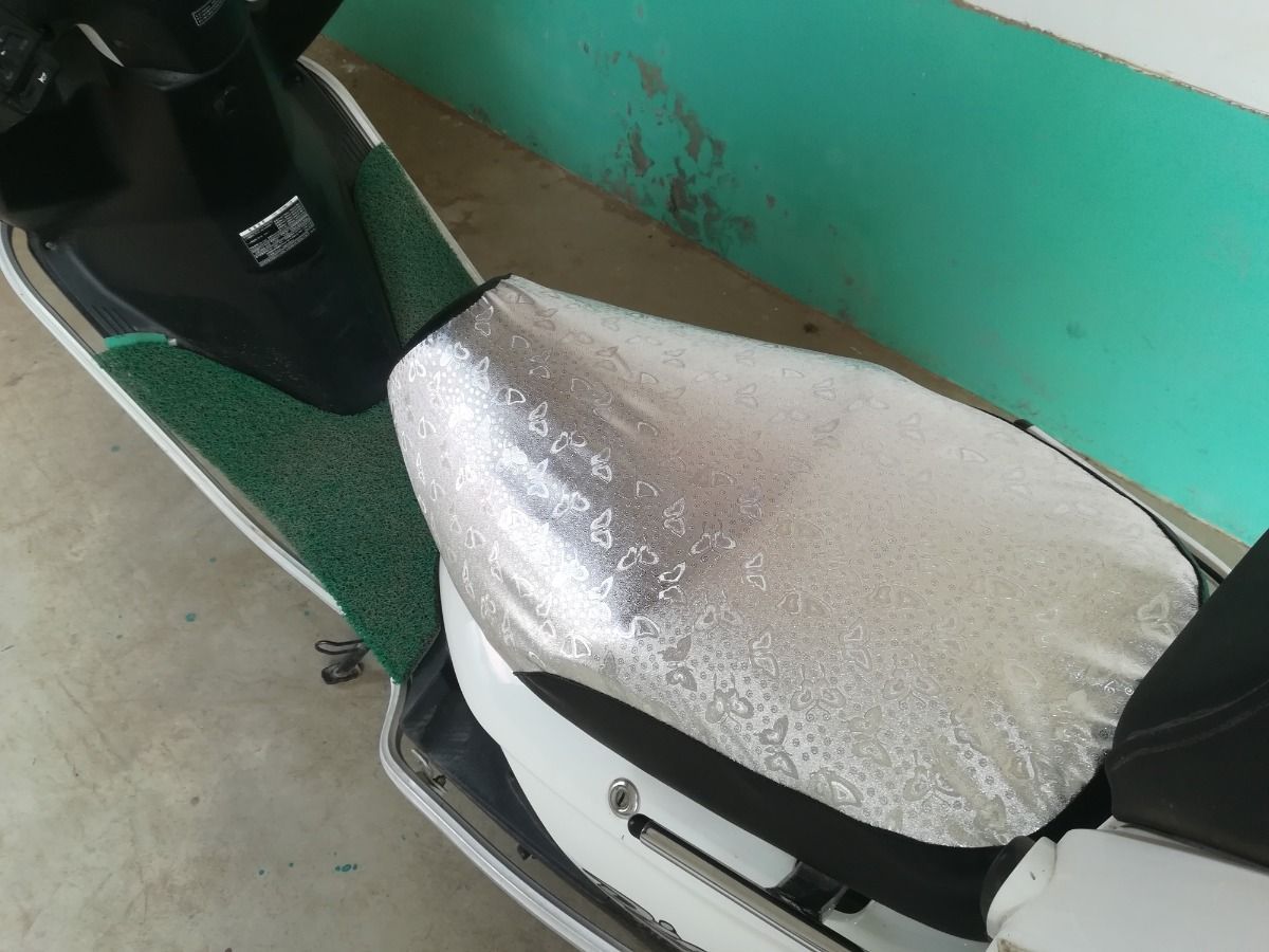 Electric scooter seat cover, leather seat cover for electric vehicles, motorcycle and scooter seat pad, waterproof, sun-resistant, and suitable for all seasons