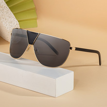 KAJILA欧美2025新款时尚蛤蟆大框太阳镜男户外骑行运动防风墨镜男