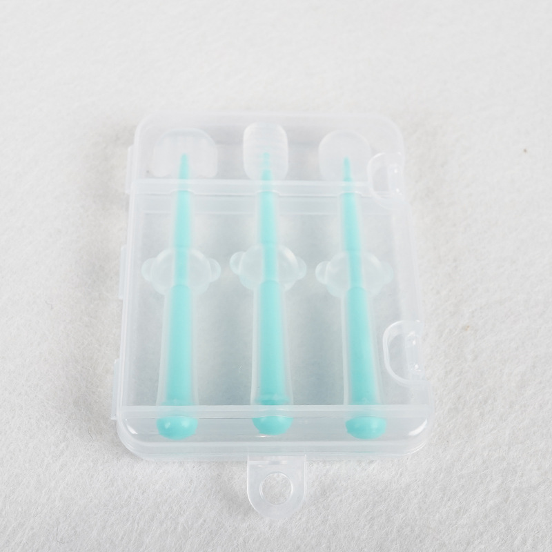 Cepillo de dientes para bebés pezón de silicona bebé recién nacido cepillado 0-1 años de edad revestimiento de lengua combinación de limpieza oral