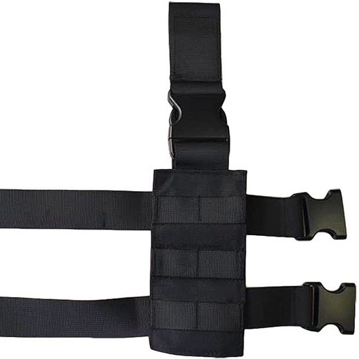 Polainas multifuncionales al aire libre táctica multiusos pierna colgando caza molle pierna bolsa CS equipo táctico