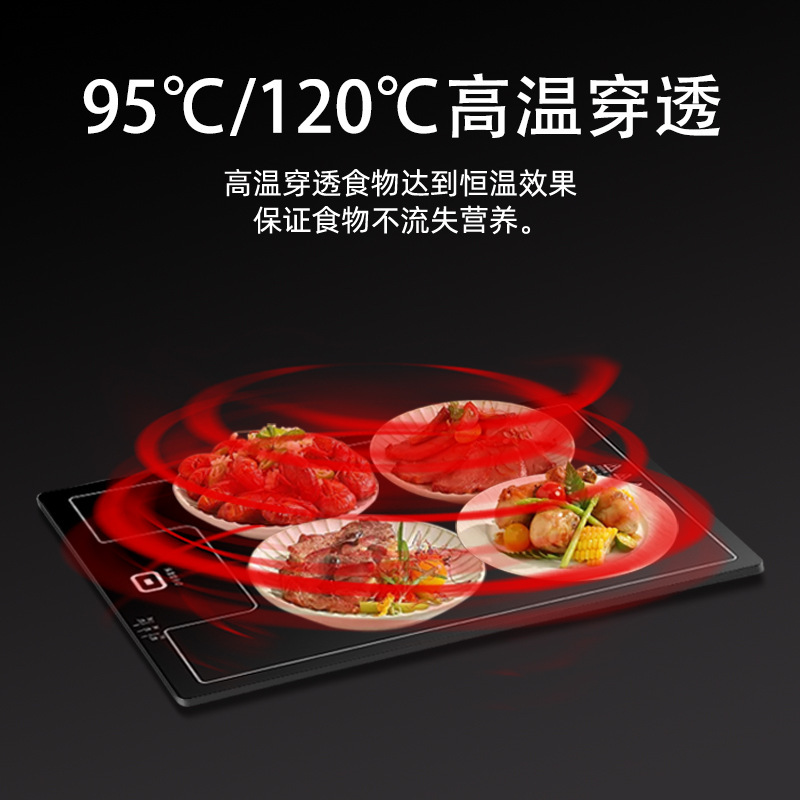 志高/Chigo 正方形/円形 食品保温プレート 温菜プレート 家庭用加熱プレート スマート保温プレート 原産工場|undefined