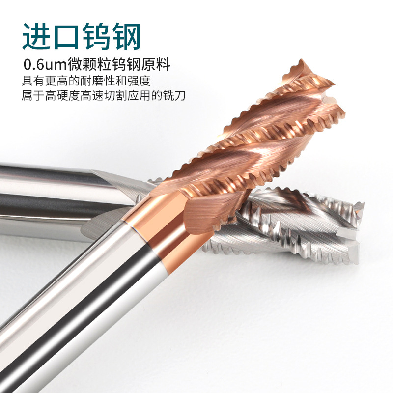 Herramienta CNC de 55 grados, fresa de cuero grueso, fresa de acero de tungsteno, fresa corrugada, fresa de maíz, fresa de aleación dura