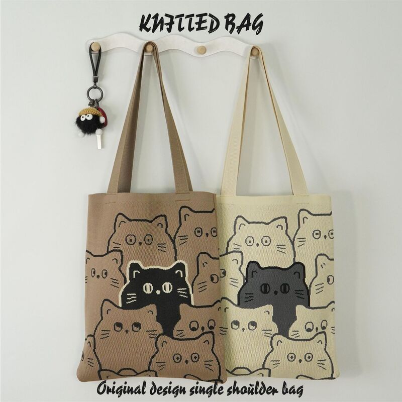 Cartoon Women's Shoulder Bag, Fashionable 2026 New Model, Crossbody Vest Bag, Large Capacity Versatile Bag for Commuting