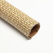 绿芝麻藤席毛料毛胚批发 榻榻米席面料 编织凉席草席半成品