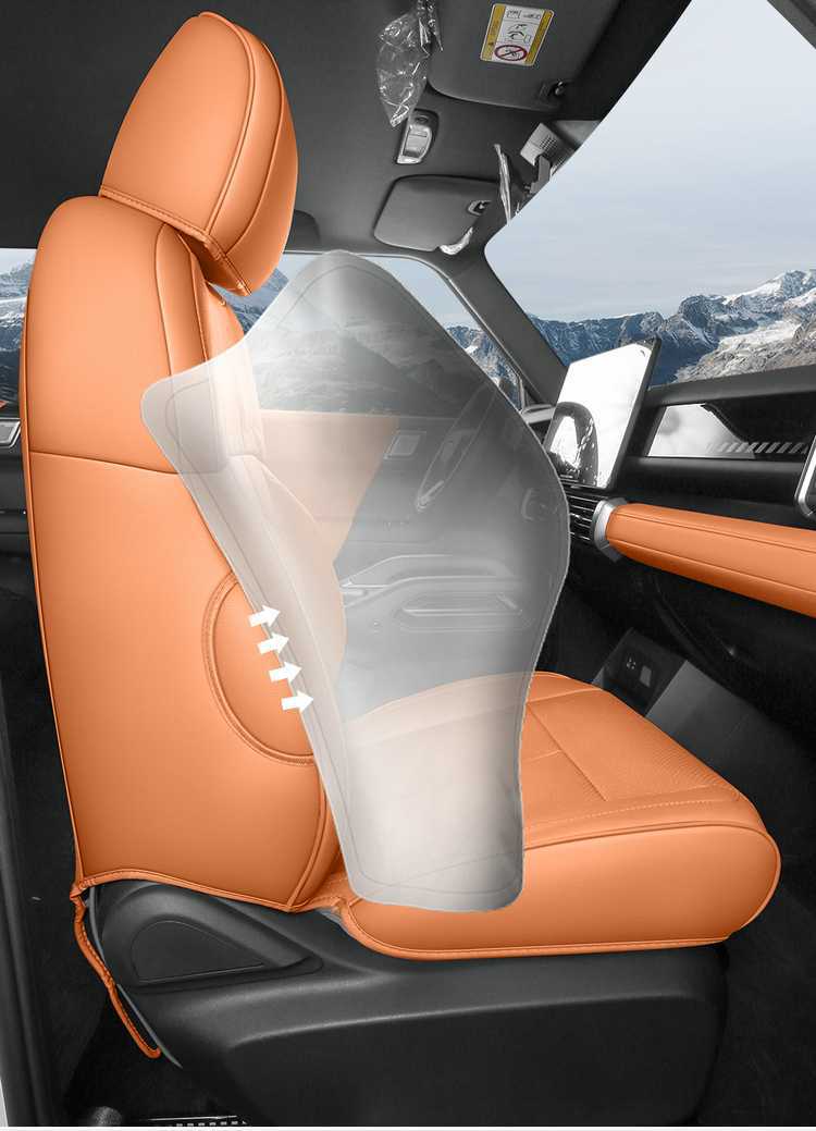 Suitable for Chery Fengyun X3L/PLUS, these are all-season, full-coverage car seat covers made of leather