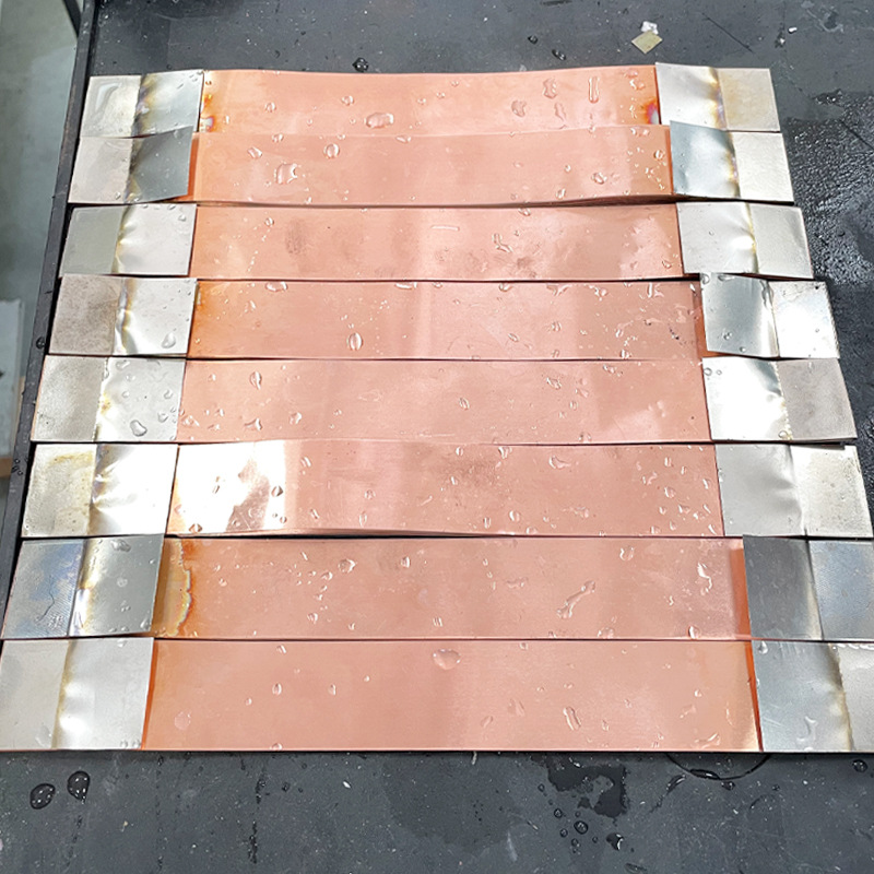 高分子扩散焊接铜箔铜巴铜排镍片新能源软连接Busbar焊接样品