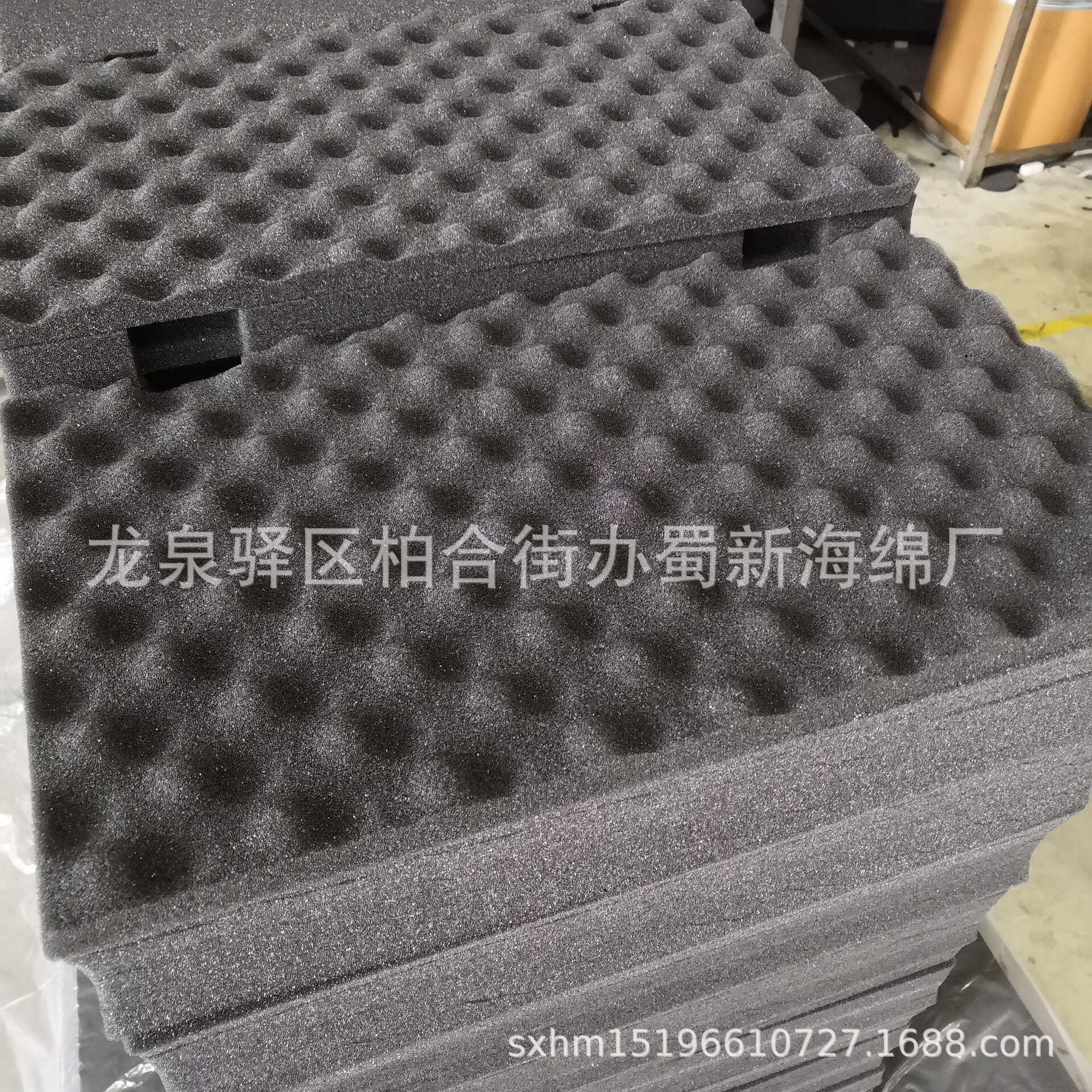 厂家供应吸音鸡蛋棉隔音海绵/波浪静音吸音海绵/PU吸音海绵