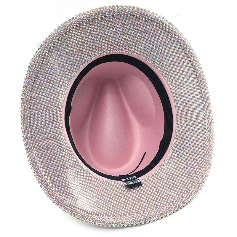 Sombreros de vaqueros de baile con diamantes, sombreros de vaqueros occidentales, temática de bodas, tarta de carnaval, sombreros grandes para adultos.