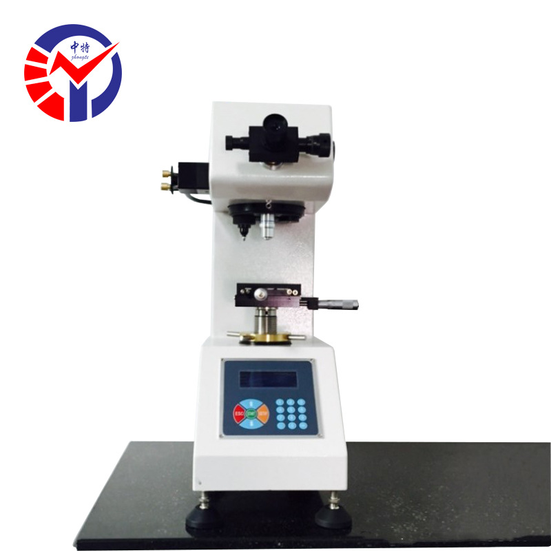 HVS-1000数显显微维氏硬度计测量黑色有色层压金属表面涂层