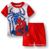 Children's pijama, summer sleeves, set, with short sleeve, polyester, suitable for import