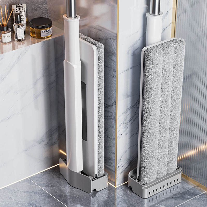 Multifunctional Flat Mop for Home Use, Hands-Free Washing, Dual-Purpose for Dry and Wet Cleaning, Suitable for Wooden Floors, Lazy Person Absorbent Mop Manufacturer