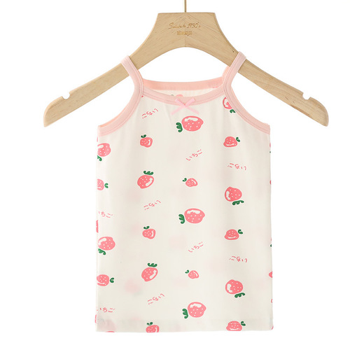 Girls small sling children's vest inner wear vest pure cotton summer thin bottoming baby vest small children's clothing wholesale